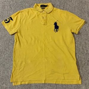 Yellow Ralph Lauren Polo shirt